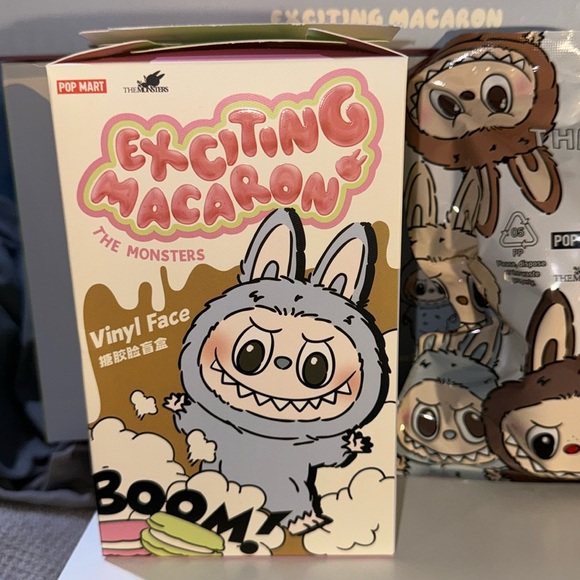 POP MART LABUBU MACARON ‘SOYMILK’ - Picture 3 of 9